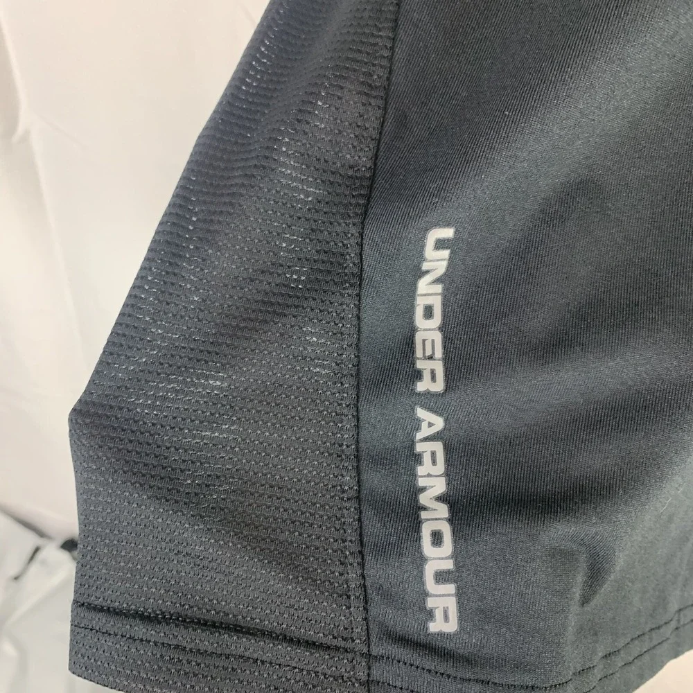 Under Armour Girls Black All Seasons‎ Gear Zip Track Jacket YMD Thumb Holes
